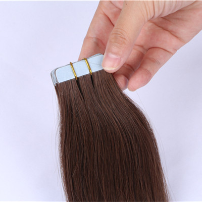  Double drawn tape in extensions,Wholesale 10A invisible African american european remy human tape in hair extensionsHN207